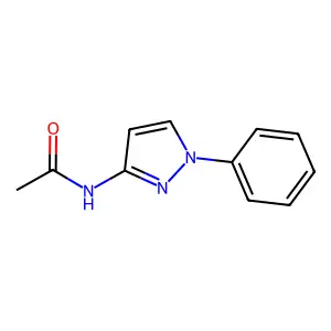 N-(1-Phenyl-1H-pyrazol-3-yl)acetamide structure