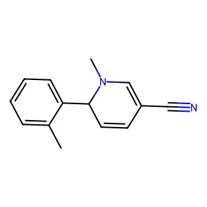 1-Methyl-6-(2-methylphenyl)-1,6-dihydro-3-pyridinecarbonitrile structure