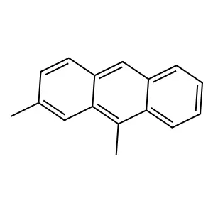 Anthracene, 2,9-dimethyl- structure