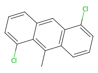 1,5-Dichloro-9-methyl-anthracene structure