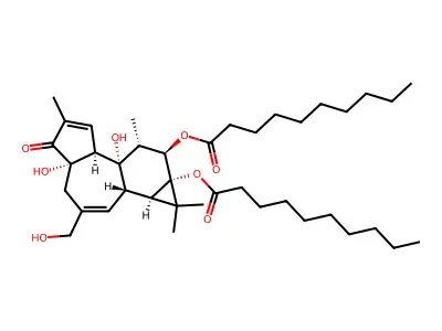 4alpha-Phorbol 12,13-didecanoate structure