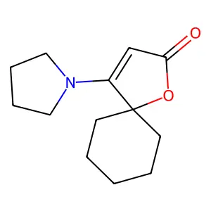 4-(Pyrrolidin-1-yl)-1-oxaspiro[4.5]dec-3-en-2-one structure