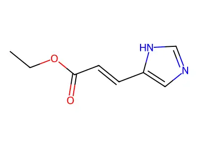 Ethyl 3-(1H-imidazol-5-yl)prop-2-enoate structure