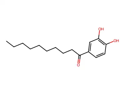 1-(3,4-Dihydroxyphenyl)-1-decanone structure
