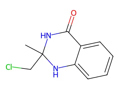 2-(Chloromethyl)-2-Methyl-1,2,3,4-Tetrahydroquinazolin-4-One structure