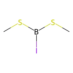 Iodobis(methylthio)borane structure