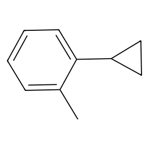 1-Cyclopropyl-2-methylbenzene structure