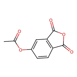 1,3-Isobenzofurandione, 5-(acetyloxy)- structure