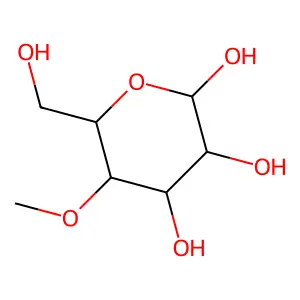 4-O-Methylhexopyranose structure