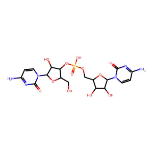 Cytidylyl-(3'5')-cytidine structure