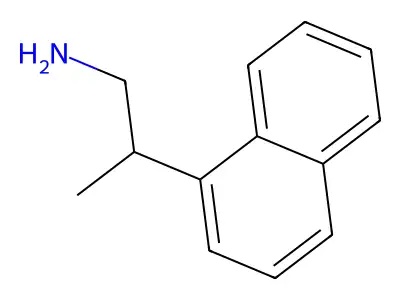 2-Naphthalen-1-ylpropan-1-amine structure