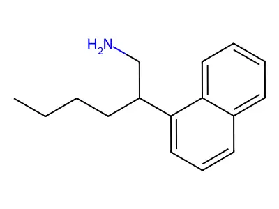 2-(1-萘基)己-1-胺 structure