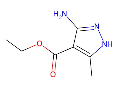 ethyl 5-amino-3-methyl-1H-pyrazole-4-carboxylate structure