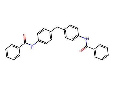 N-(4-(4-(Benzoylamino)benzyl)phenyl)benzamide structure