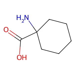 1-氨基环己烷甲酸 structure