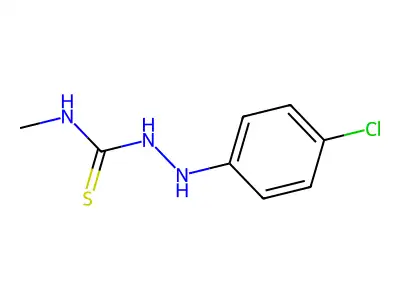 1-(4-Chlorophenyl)-4-methylthiosemicarbazide structure