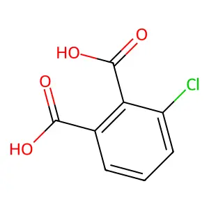 3-氯邻苯二甲酸 structure