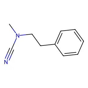 甲基(2-苯乙基)氰胺 structure