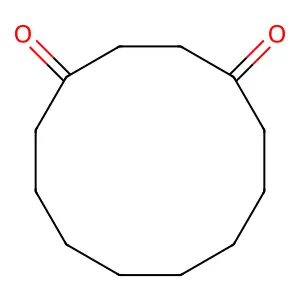 Cyclododecane-1,4-dione structure