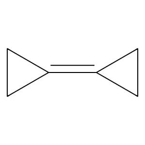 Cyclopropylidene cyclopropane structure