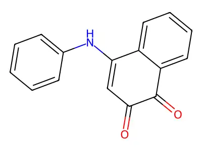 Q182 4-Anilino-1,2-naphthoquinone structure