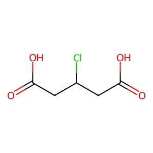 3-Chloropentanedioic acid structure