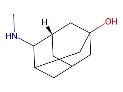 cis-4-(Methylamino)adamantan-1-ol structure