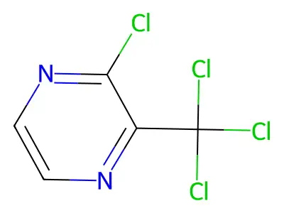2-Chloro-3-(trichloromethyl)pyrazine structure
