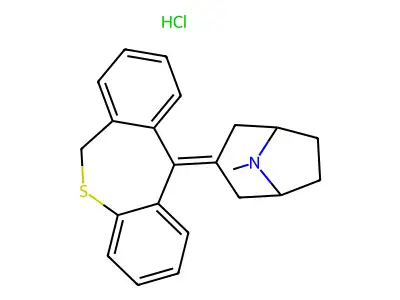 Tropatepine hydrochloride structure