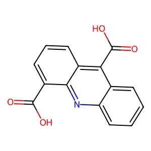 4,9-Acridinedicarboxylic acid structure