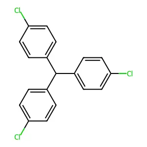 Tris(4-chlorophenyl)methane structure