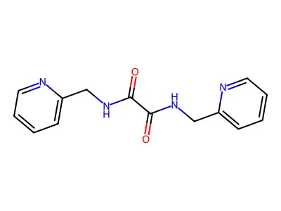 N,N'-bis[(pyridin-2-yl)methyl]ethanediamide structure