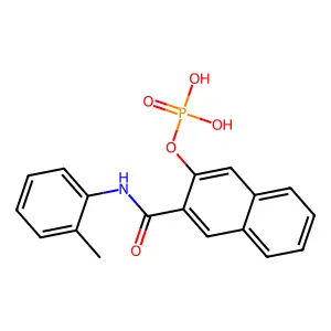 3-(Phosphonooxy)-N-(o-tolyl)naphthalene-2-carboxamide structure