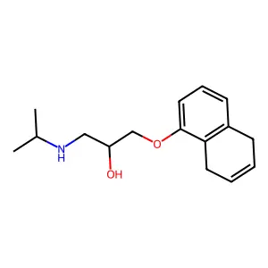 1-((5,8-Dihydro-1-naphthyl)oxy)-3-(isopropylamino)propan-2-ol structure