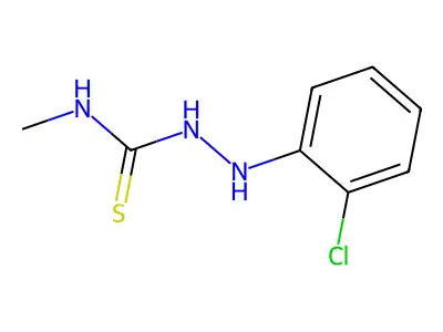 Hydrazinecarbothioamide,2-(2-chlorophenyl)-N-methyl- structure