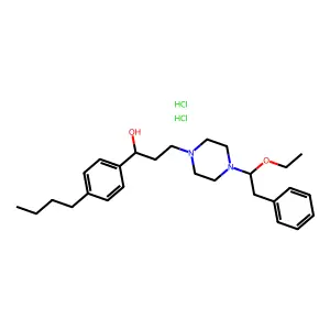 Benzoic acid, 3,5-dichloro-4-isobutoxy-, 2-isopropylhydrazide, monohydrochloride structure