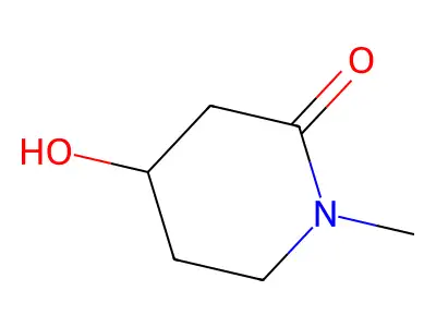 4-Hydroxy-1-methylpiperidin-2-one structure
