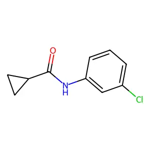 N-(3-chlorophenyl)cyclopropanecarboxamide structure