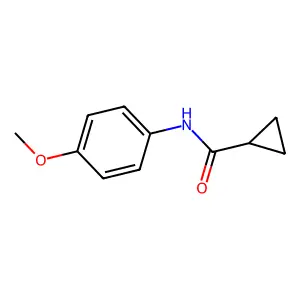 N-(4-methoxyphenyl)cyclopropanecarboxamide structure