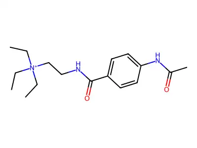 N-acetylprocaineamide ethobromide structure