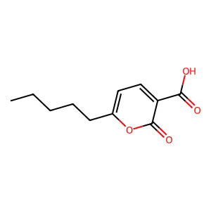 2-Oxo-6-Pentyl-2H-Pyran-3-Carboxylic Acid structure