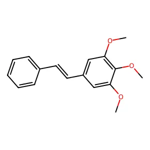 3,4,5-Trimethoxystilbene structure