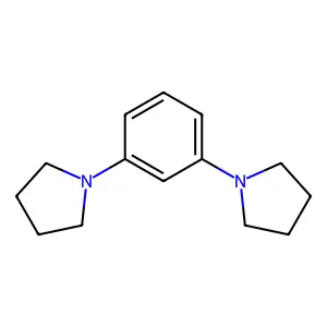 1,1'-Benzene-1,3-diyldipyrrolidine structure