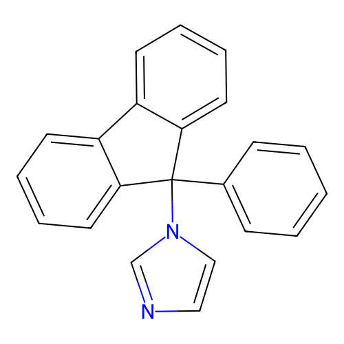 1H-Imidazole, 1-(9-phenyl-9H-fluoren-9-yl)- structure