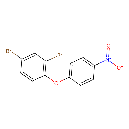 2,4-Dibromo-1-(4-nitrophenoxy)benzene structure