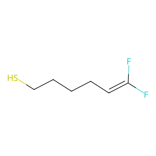 6,6-Difluorohex-5-ene-1-thiol structure