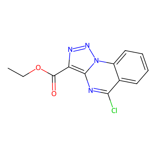 Ethyl 5-chlorotriazolo[1,5-a]quinazoline-3-carboxylate structure