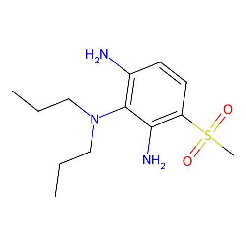 4-(Methylsulfonyl)-N2,N2-dipropyl-1,2,3-benzenetriamine structure