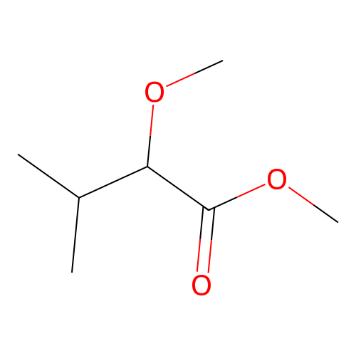 2-Methoxy-3-methyl-butyric acid, methyl ester structure