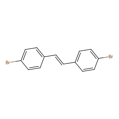 Trans-4,4'-dibromostilbene structure